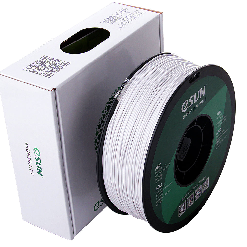 eSUN Advanced ABS+ Filament - Cool White - 1.75mm (1kg) image 1