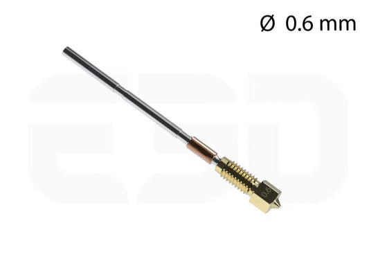 E3D Prusa Nozzle: High Flow Brass - 0.4 mm