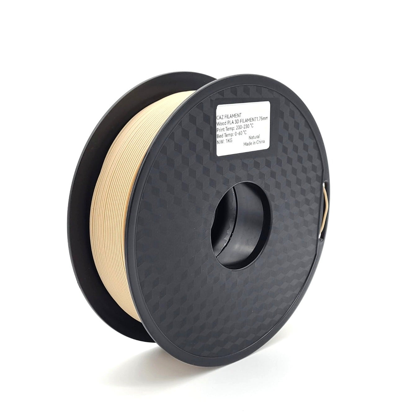 CAZ Filament Woodfill PLA - 1 KG - 1.75mm image 0