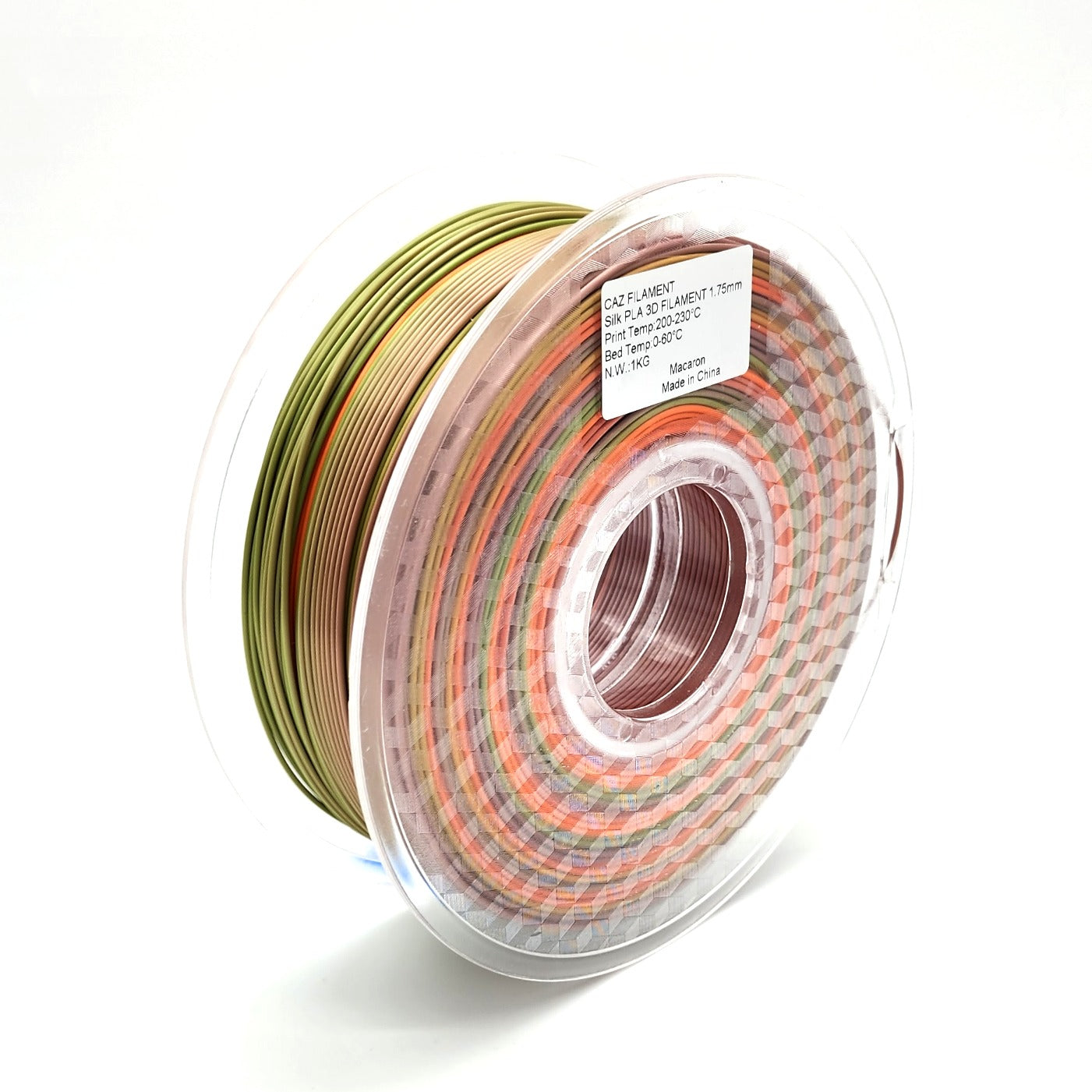 CAZ Filament Rainbow Silk PLA  - 1.75mm (1kg)