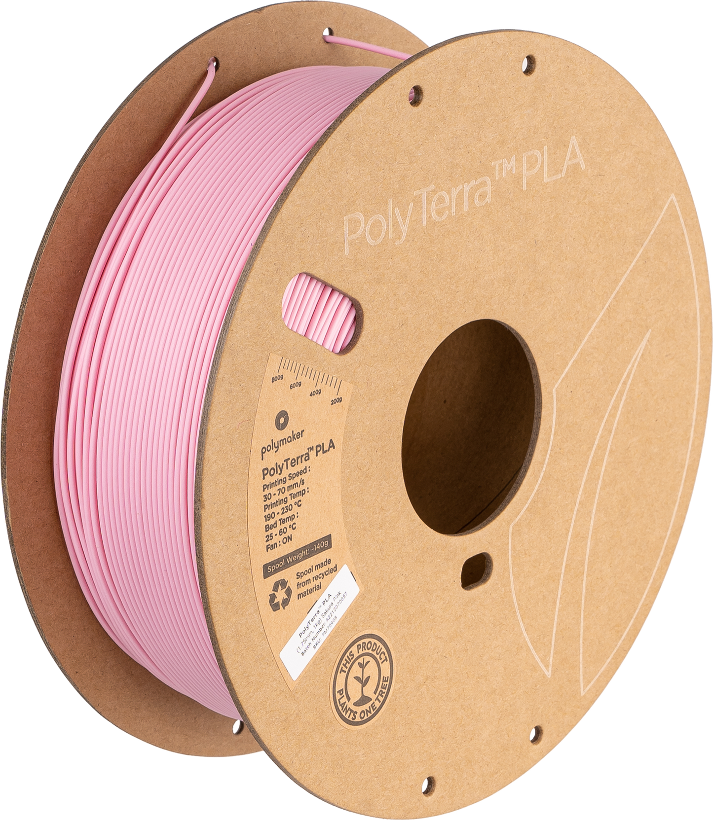 Polymaker PolyTerra PLA - 1.75mm, 1kg