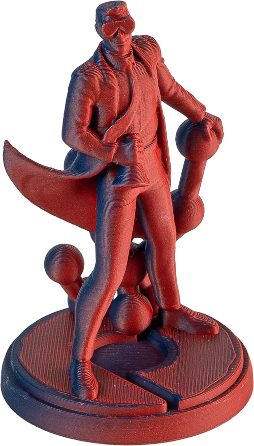 Polymaker PolyTerra Dual PLA 1.75mm 1kg - Mixed Berries (Red-Dark Blue) image 2