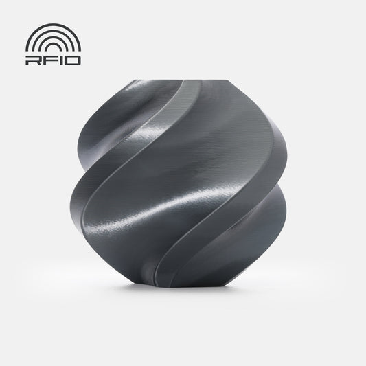 Bambu Lab PLA Silk+ - Titan Gray (13108) image 0