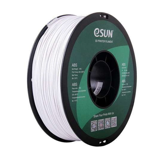 eSUN Advanced ABS+ Filament - Cool White - 1.75mm (1kg) image 0