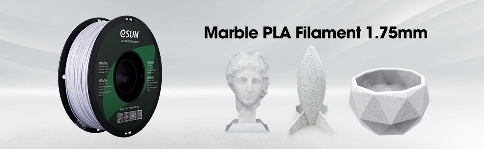 eSUN eMarble PLA Filament - Natrual - 1.75mm (1kg) image 2