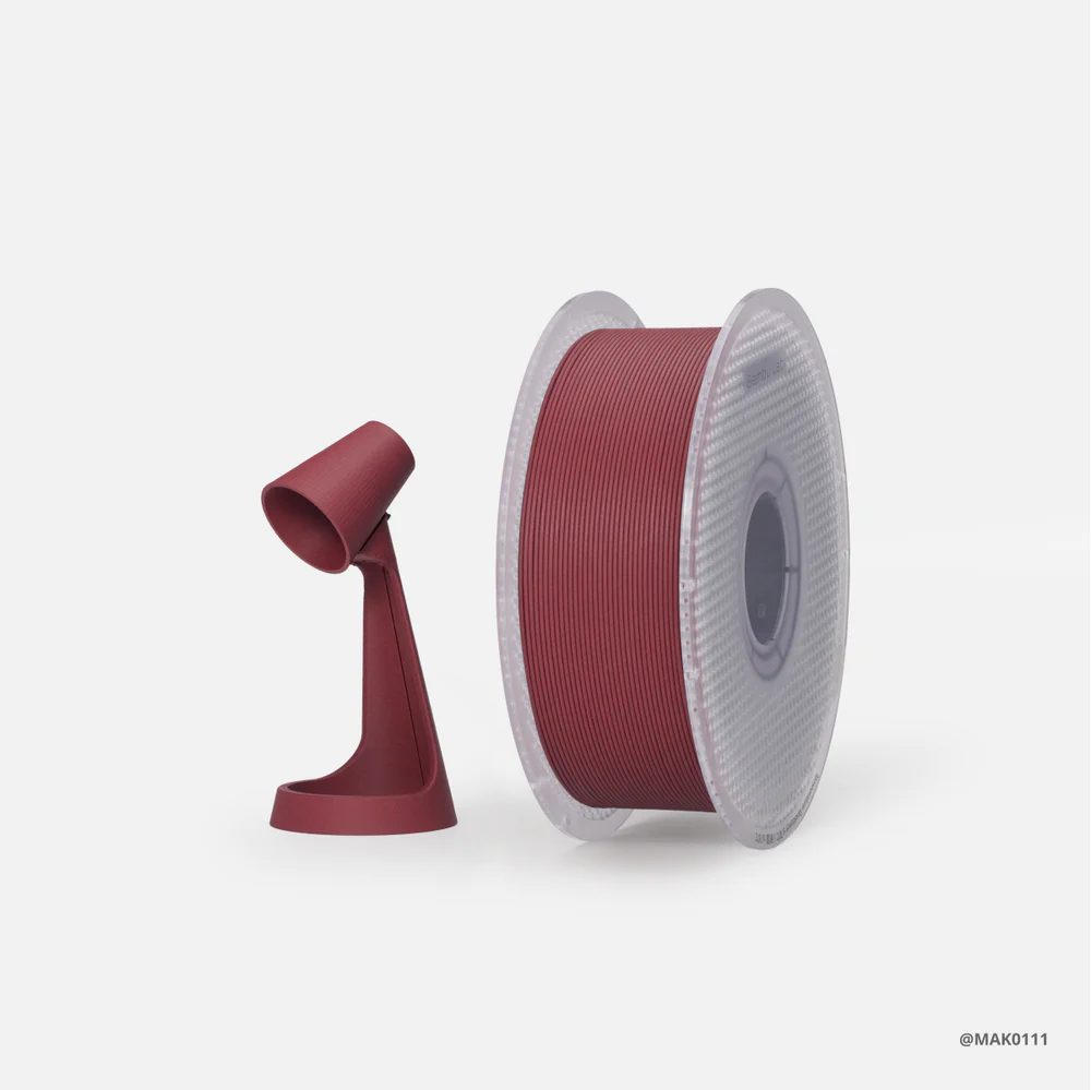 Bambu Lab PLA-CF - Burgundy Red (14200) image 2