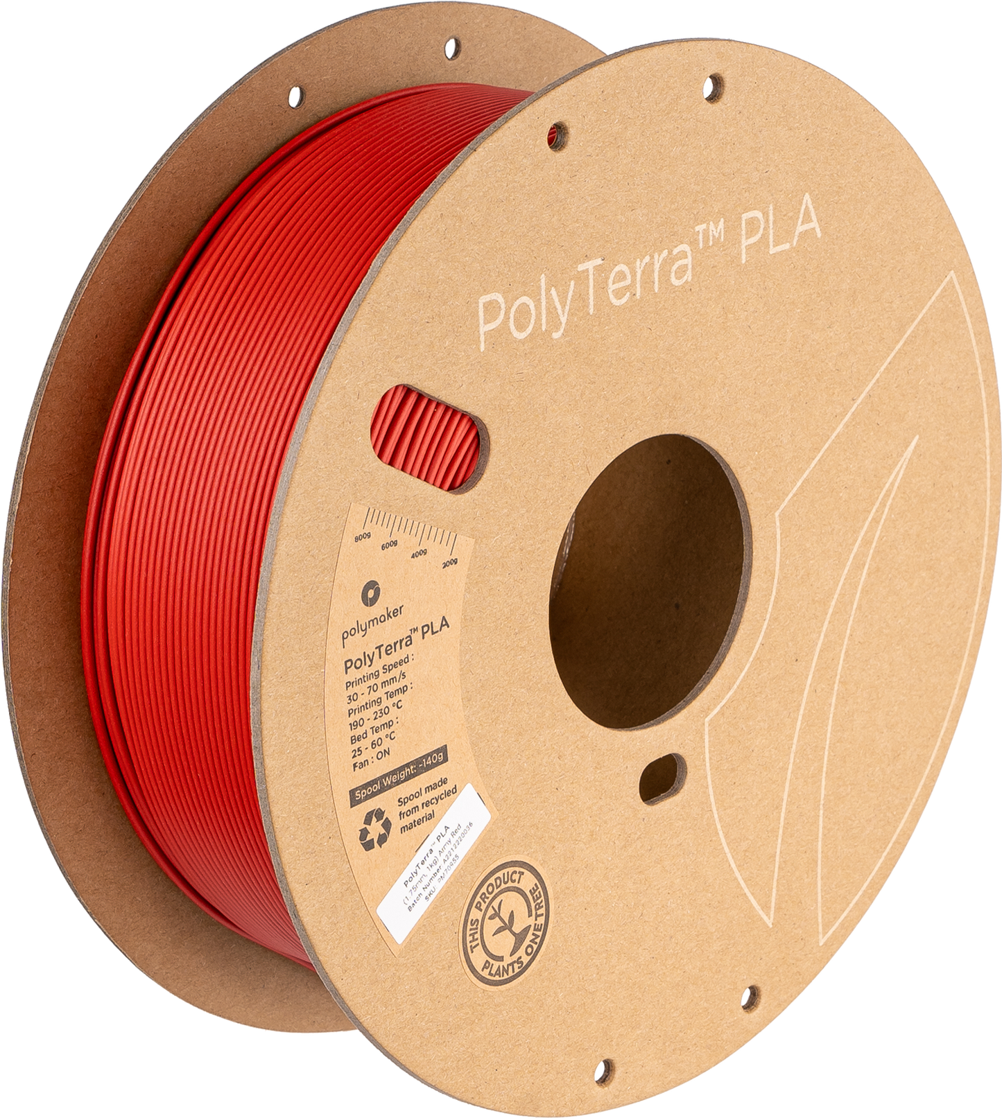 Polymaker PolyTerra PLA - 1.75mm, 1kg