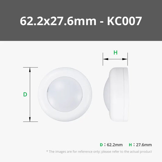 Remote Controlled 16-color RGBW Puck Lights - KC007