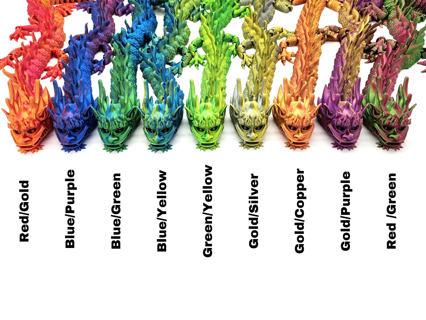 Articulating Flexi Standing Dragon - Flexi Fidgets image 7