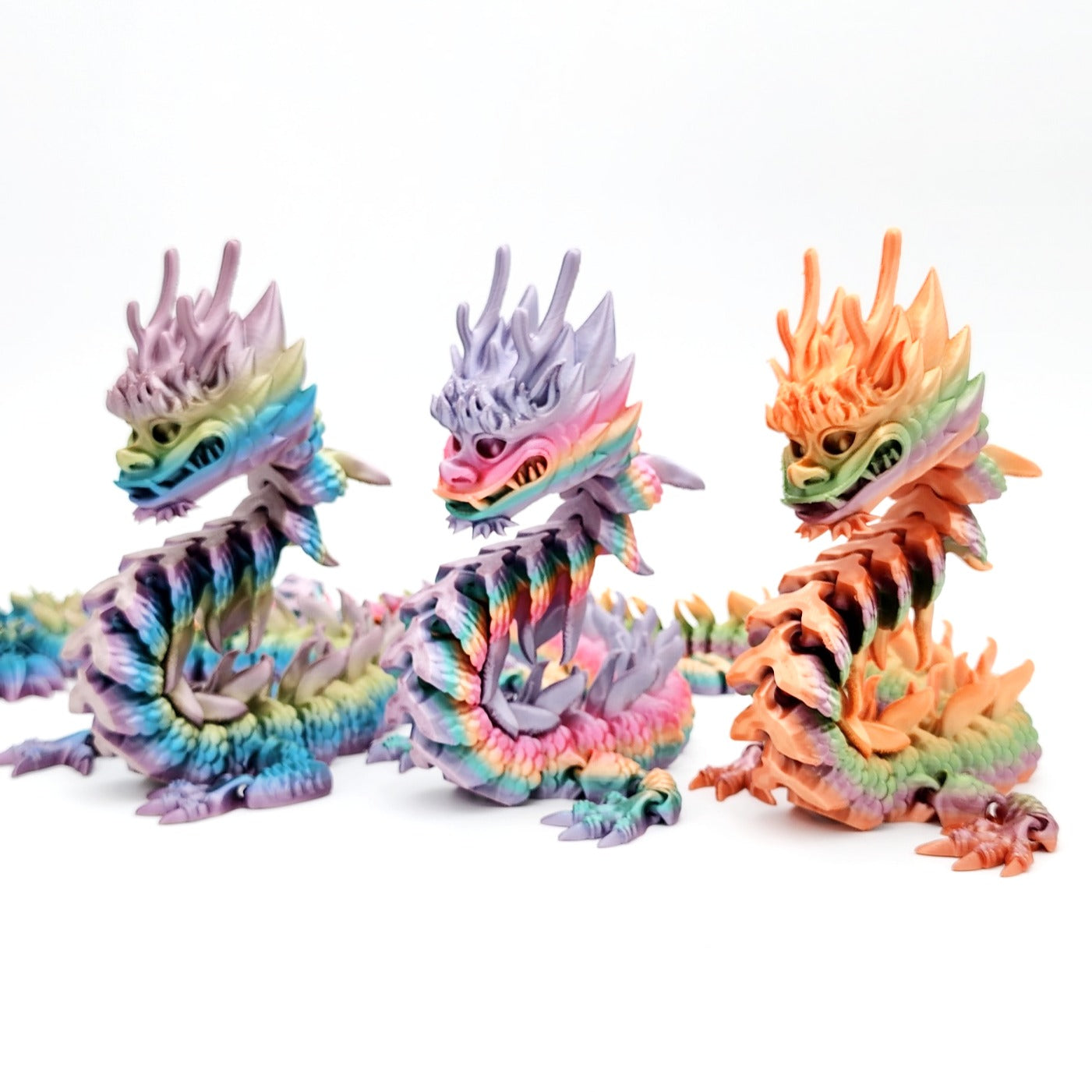 Articulating Flexi Standing Dragon - Flexi Fidgets image 0