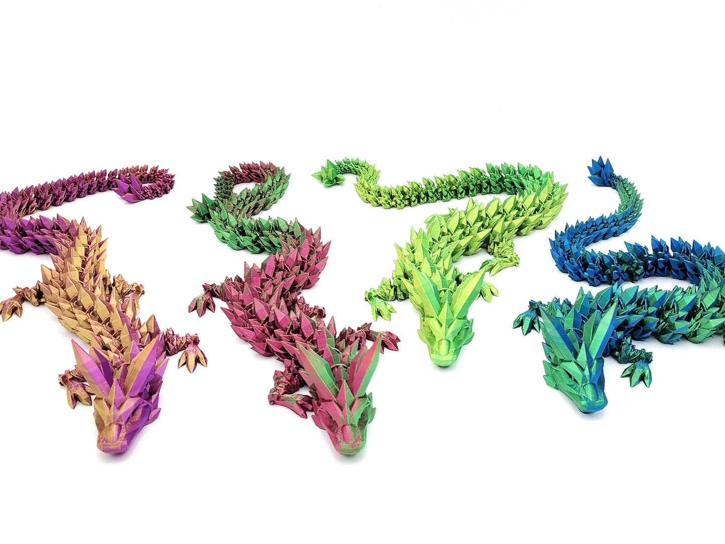 Articulating Crystal Dragon - Flexi Fidgets image 0