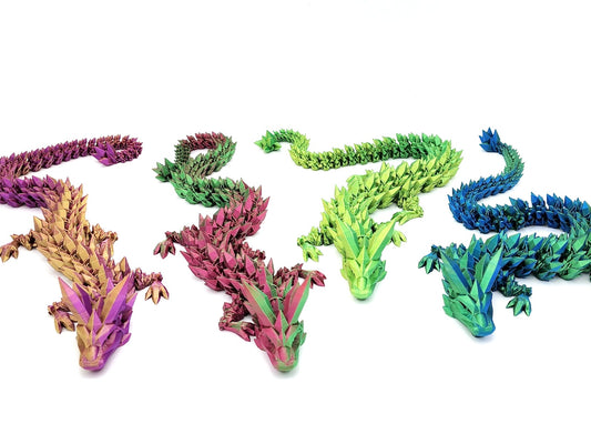 Articulating Crystal Dragon - Flexi Fidgets image 0