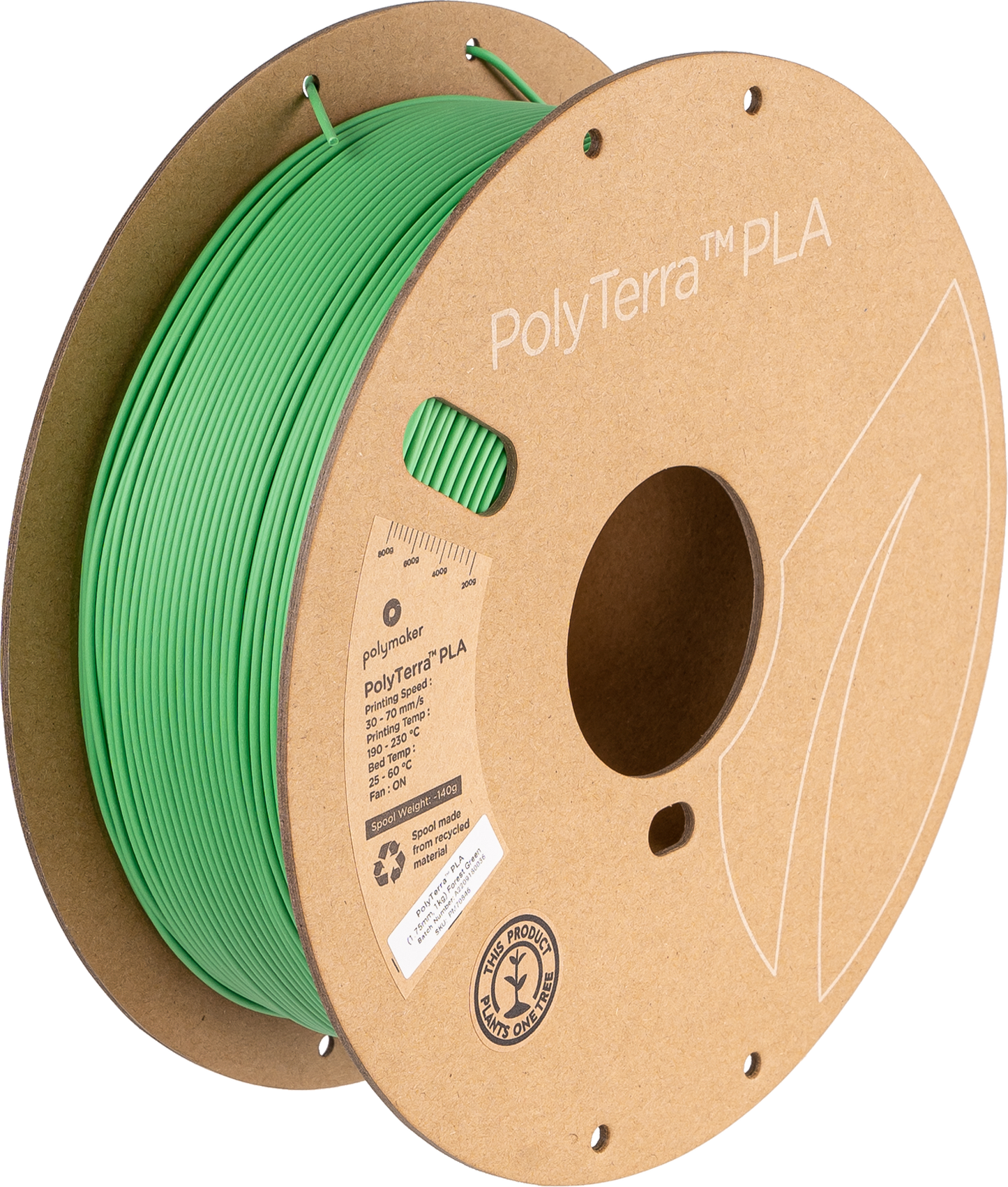 Polymaker PolyTerra PLA - 1.75mm, 1kg