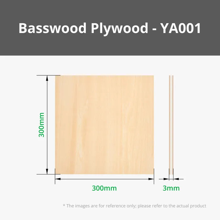 3mm Basswood Plywood (6pcs) - YA001