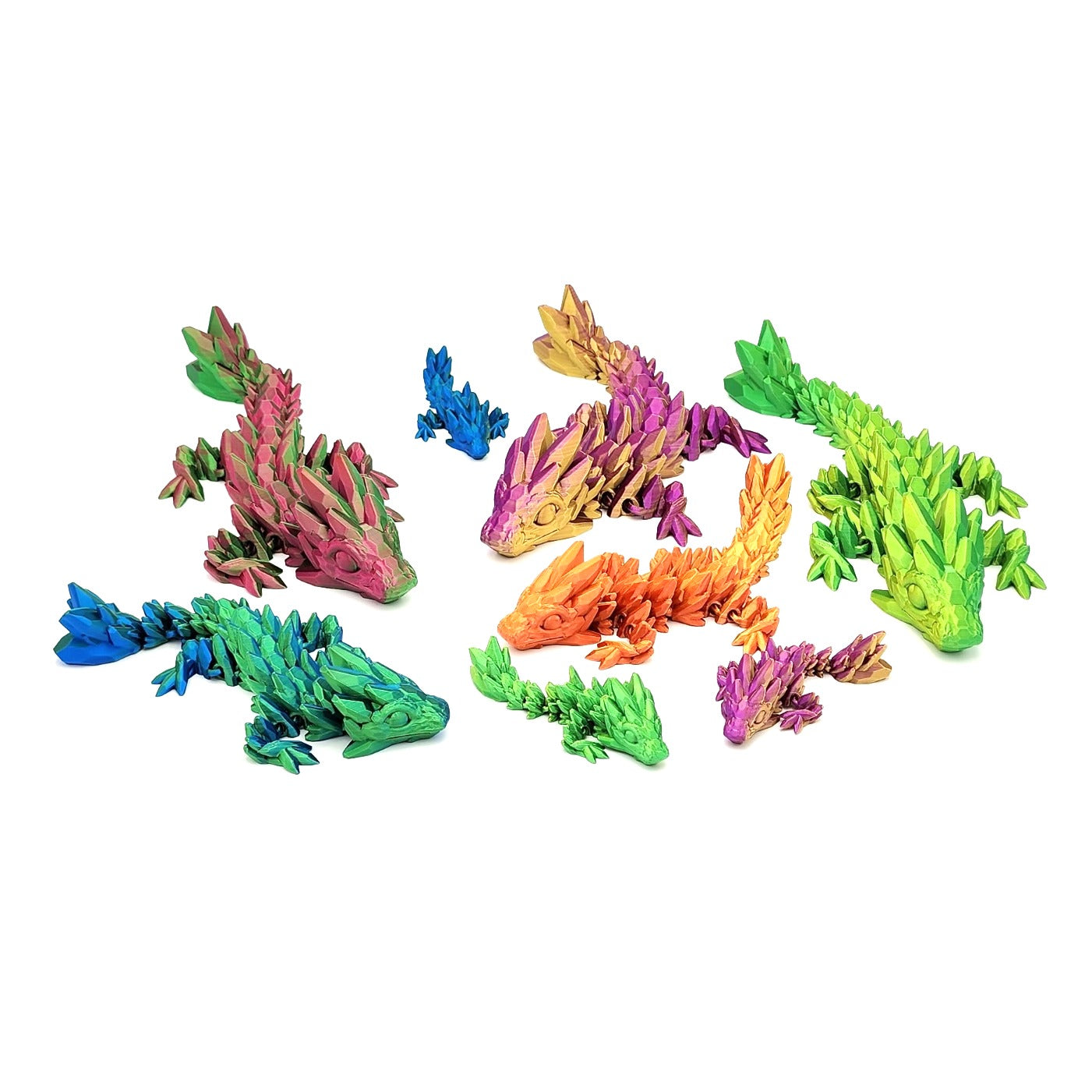Articulating Gem Dragon - Flexi Fidgets image 0