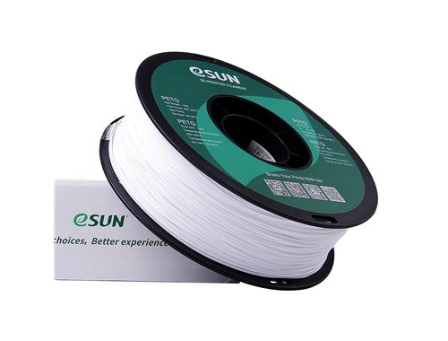 eSUN Advanced PETG Filament - Solid White - 1.75mm (1kg) image 0
