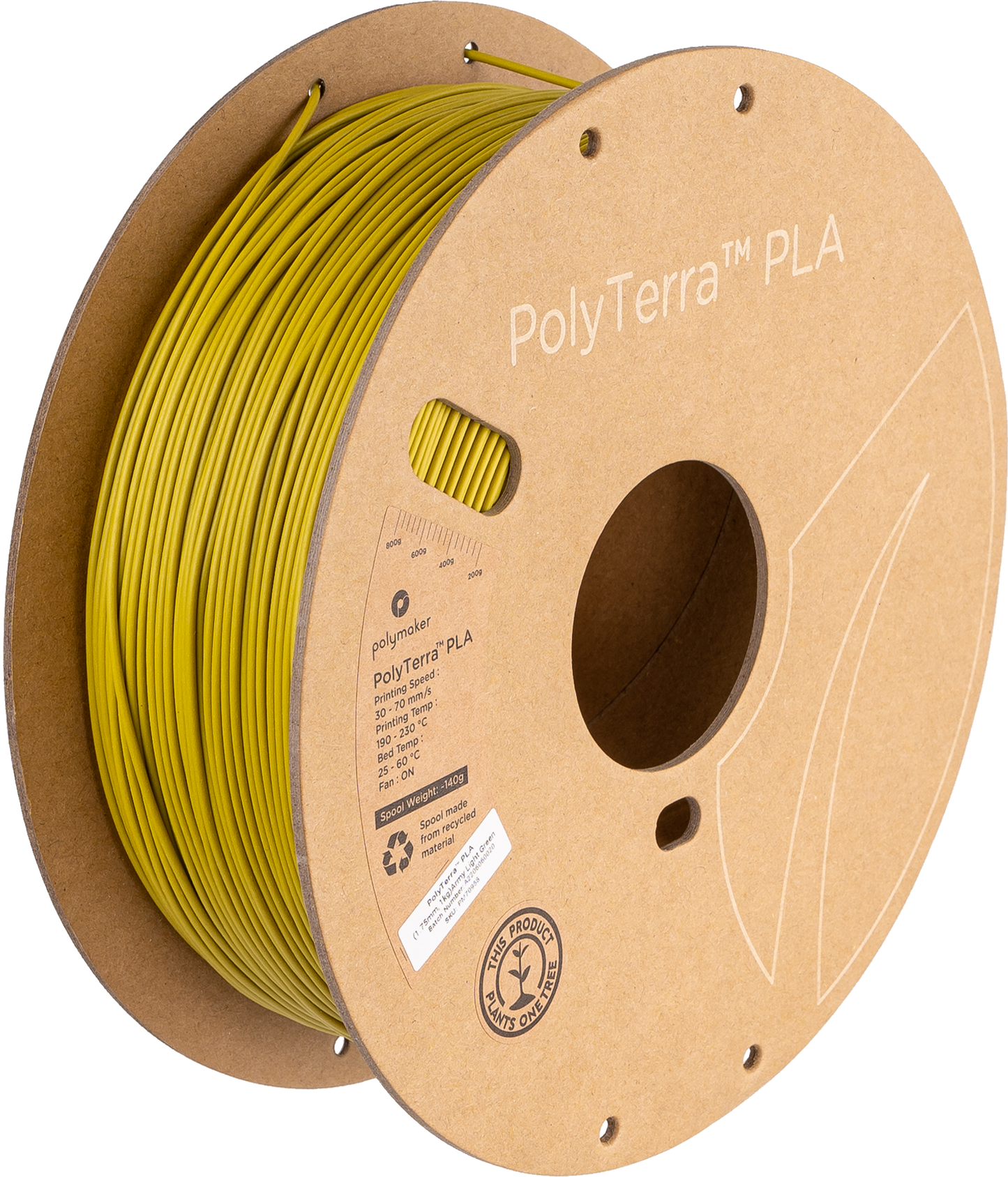 Polymaker PolyTerra PLA - 1.75mm, 1kg