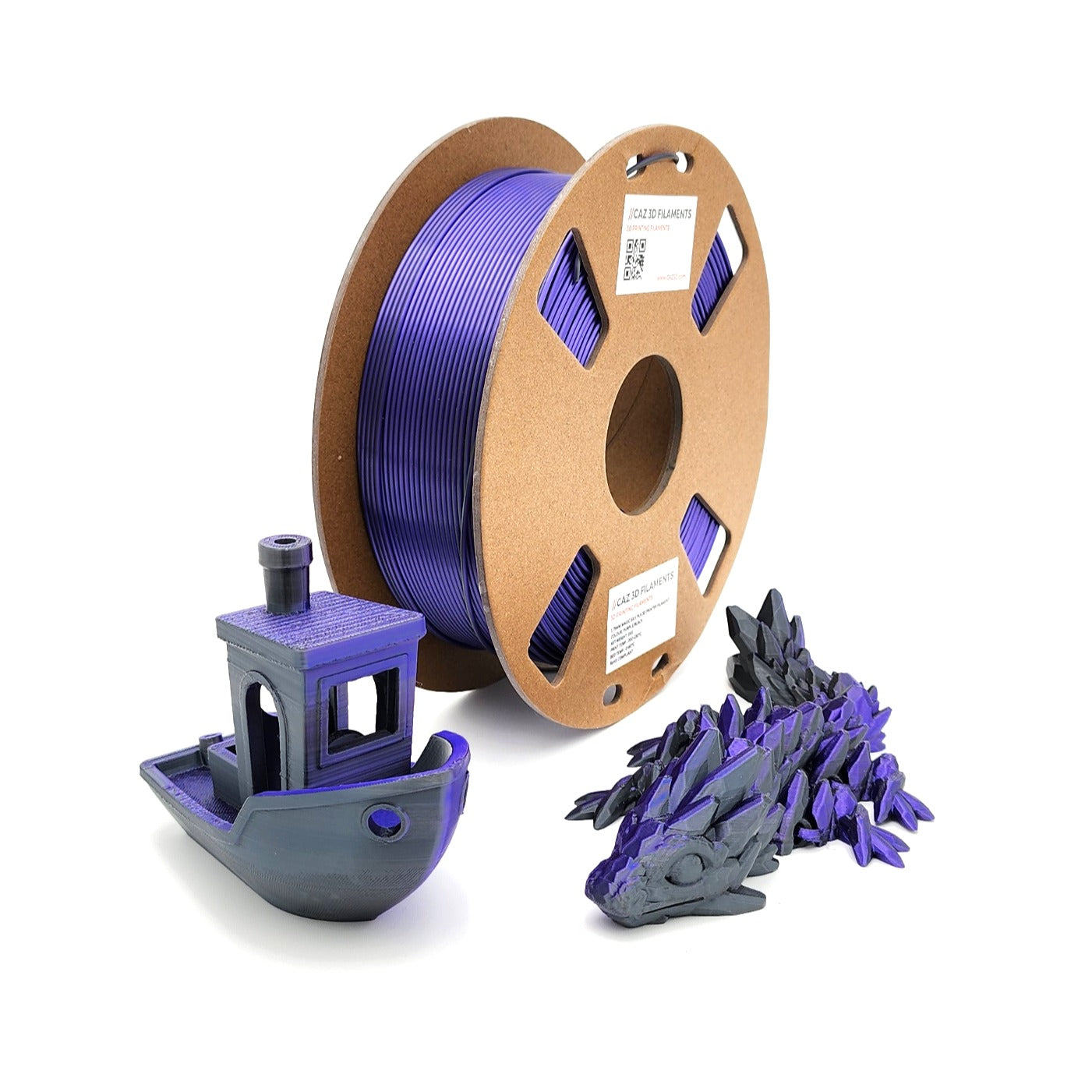 CAZ Filament Dual Colour Silk PLA - 1.75mm (1kg)