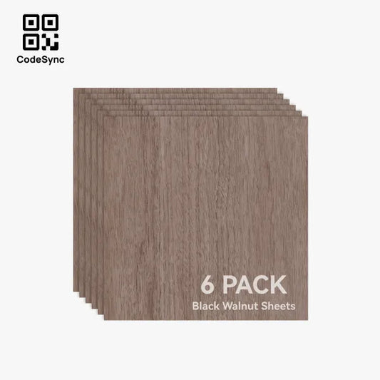 3mm Black Walnut Plywood (6pcs) - YA003