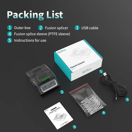 Sunlu Filament Connector FC01, Fusion Splicer, Weldable to 1.75mm PLA, ABS, PETG image 2