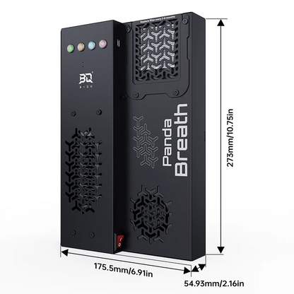 BIQU Panda Breath for Bambu Lab X1C/P1S/A1 – Smart Chamber Heater & HEPA Air Filtration System