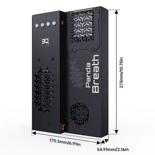 BIQU Panda Breath for Bambu Lab X1C/P1S/A1 – Smart Chamber Heater & HEPA Air Filtration System