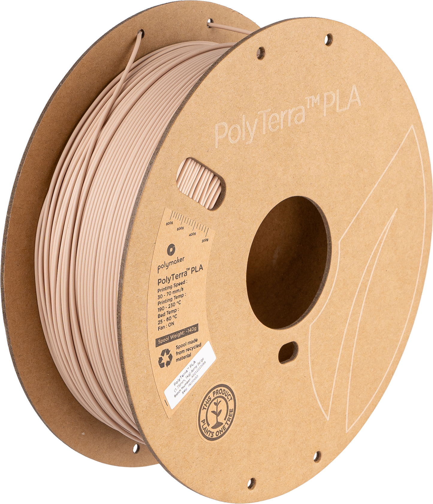 Polymaker PolyTerra PLA - 1.75mm, 1kg