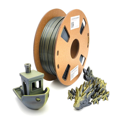 CAZ Filament Dual Colour Silk PLA  - 1.75mm (1kg)