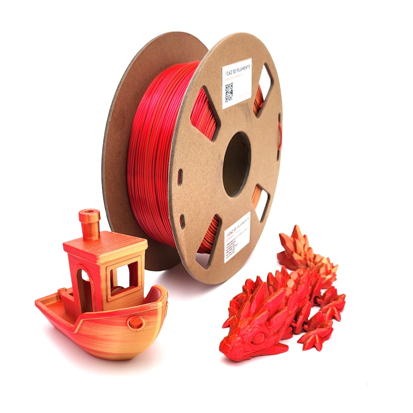 CAZ Filament Dual Colour Silk PLA  - 1.75mm (1kg)