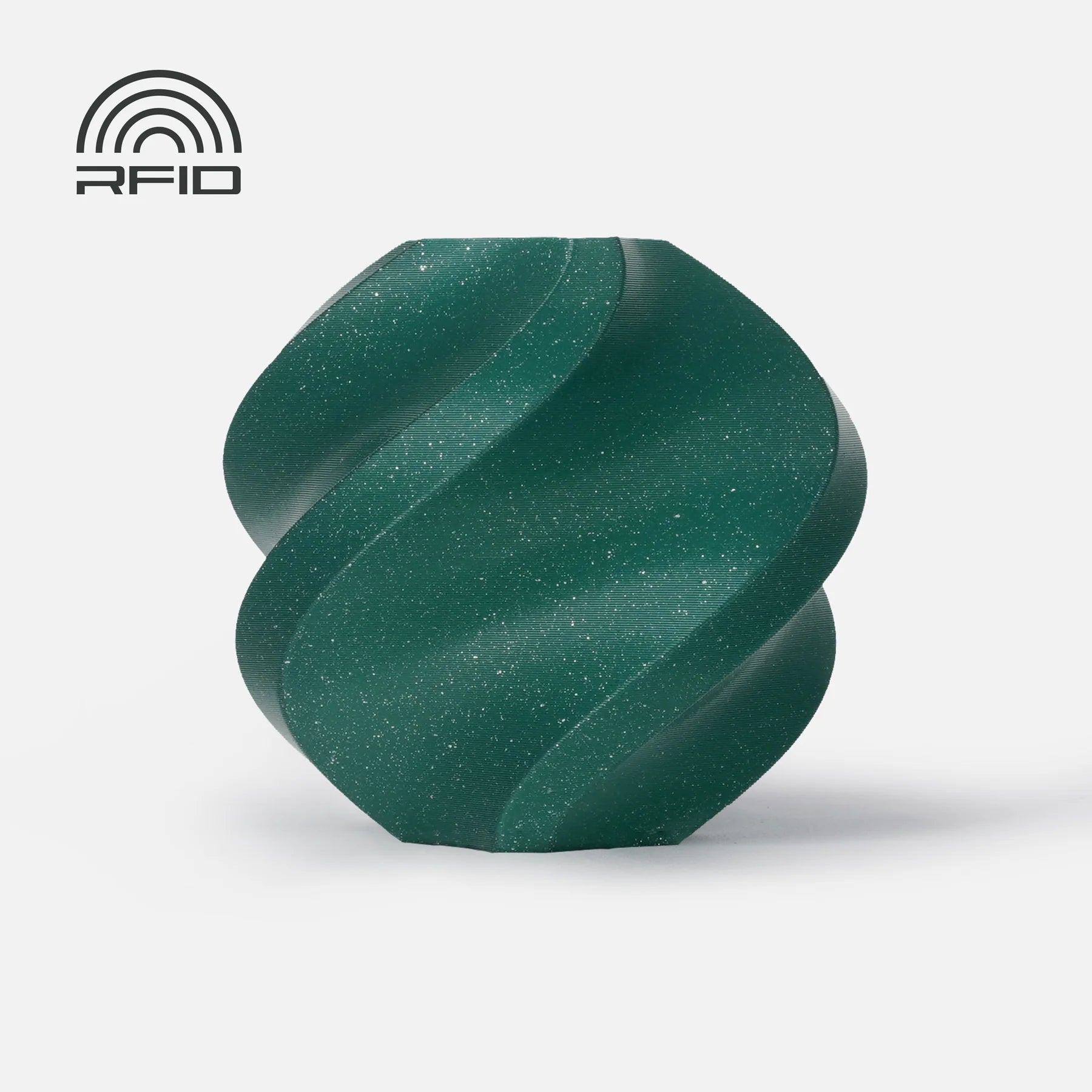 Bambu Lab - PLA Sparkle - Alpine Green Sparkle (13501) image 0