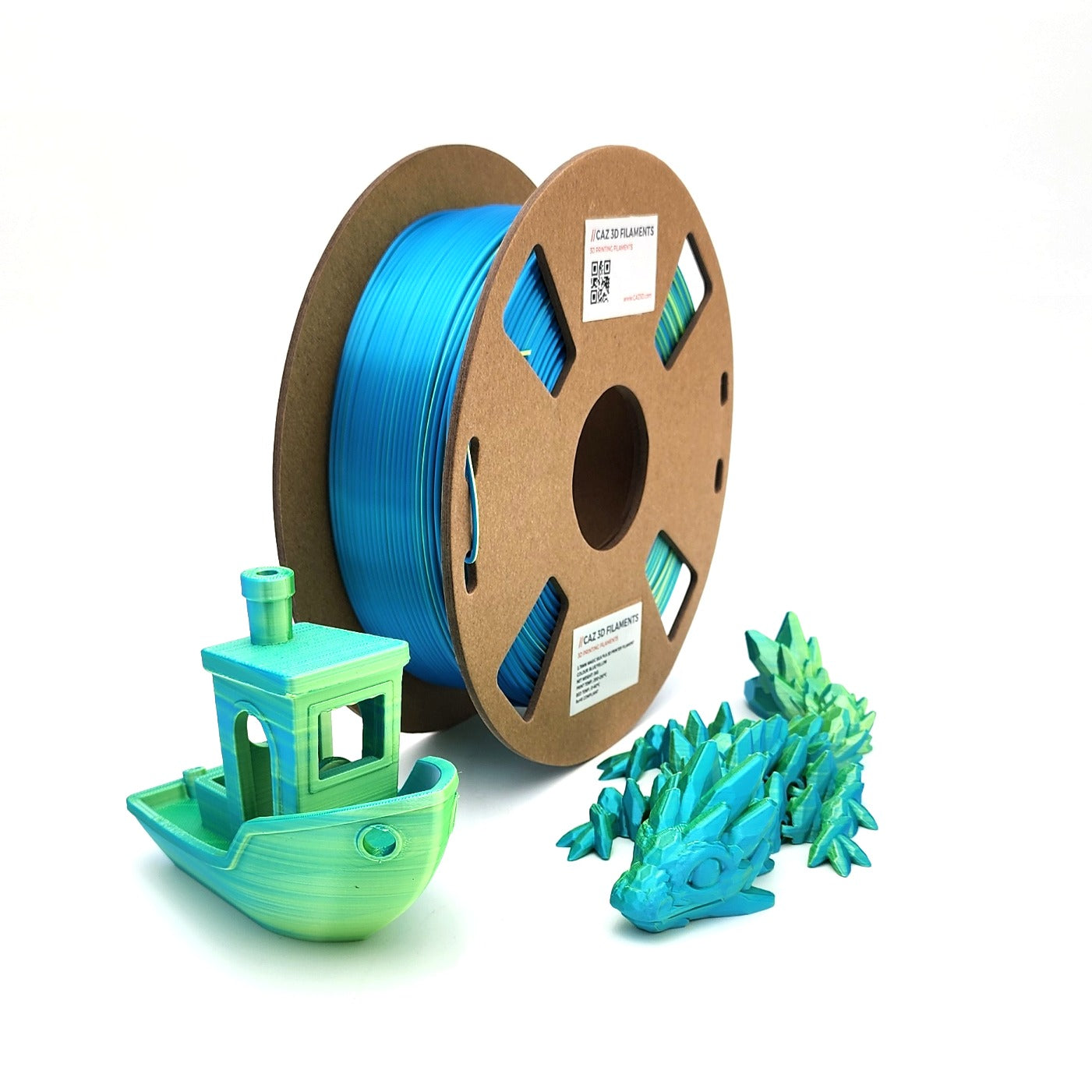 CAZ Filament Dual Colour Silk PLA  - 1.75mm (1kg)