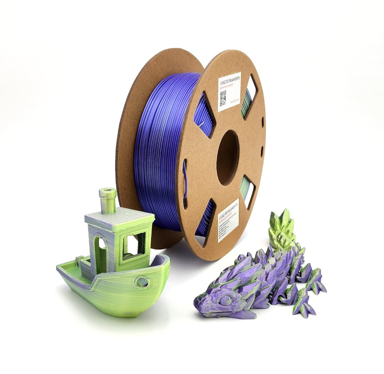 CAZ Filament Dual Colour Silk PLA  - 1.75mm (1kg)