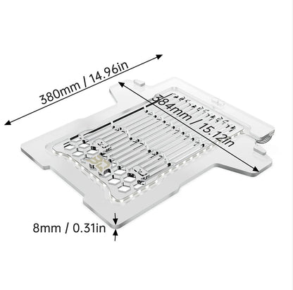 BIQU Panda Aura Smart RGB Lighting Panel with Remote Control and Customizable Status Display for A1 Series