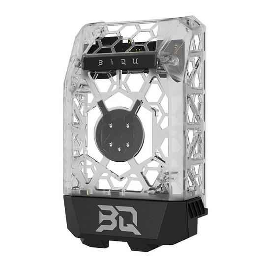 BIQU Panda Jetpack V2 Lightweight Hollow Design Bambu Extruder Front Cover Integrated with Panda Jet Cooling Fan Duct for Bambu Lab P1/X1