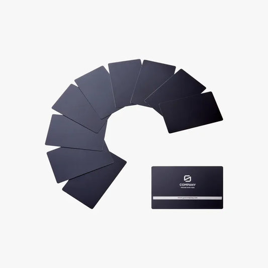 Black Aluminium Card (10pcs) - YC001