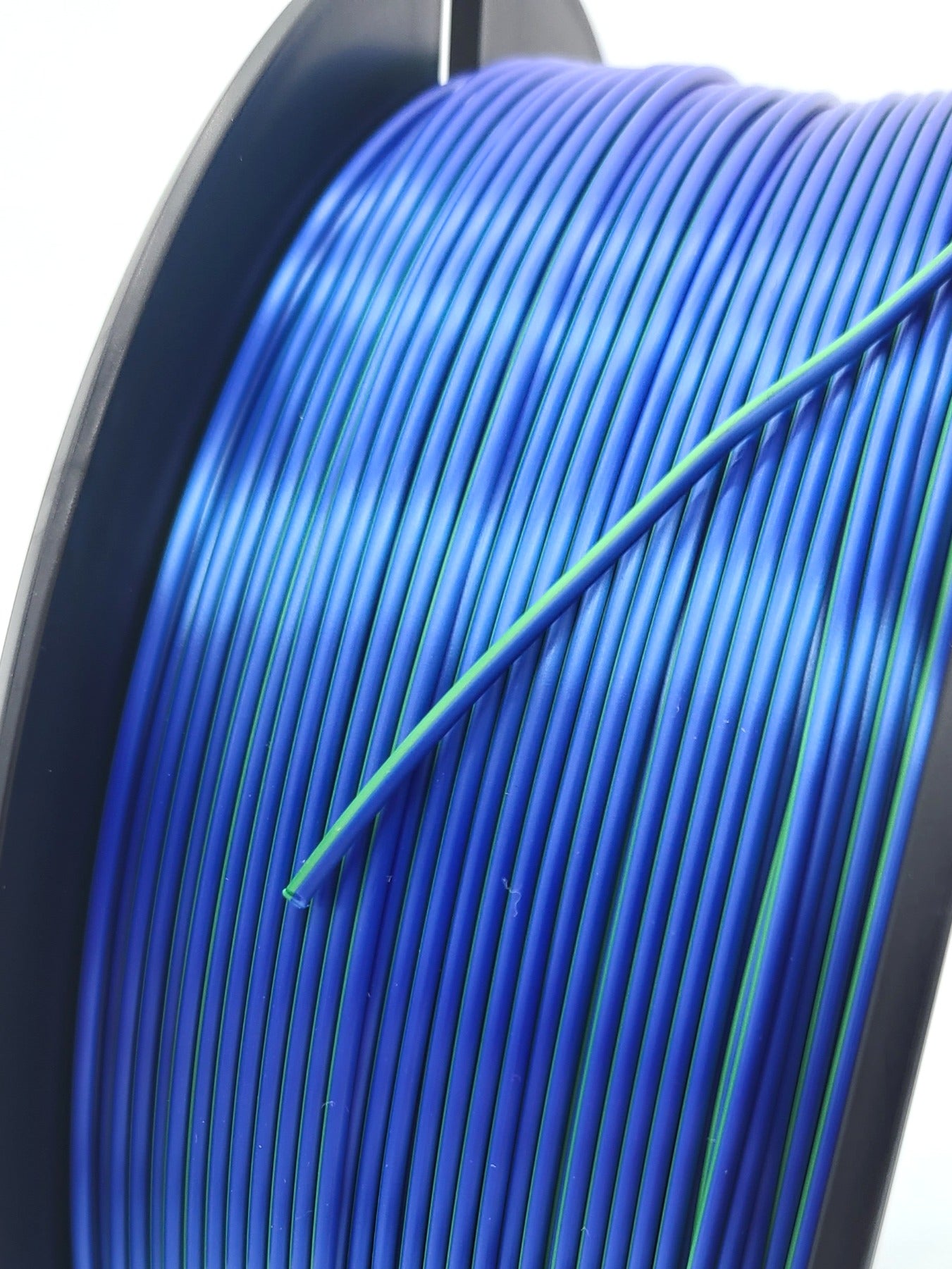 CAZ Filament Dual Colour Dark Blue/ Dark Green Silk PLA  - 1.75mm (1kg) image 2