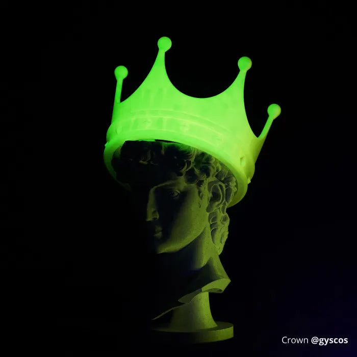Bambu Lab PLA Glow Green (15500) image 1