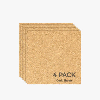 2mm Cork Sheet (4pcs) - YL001