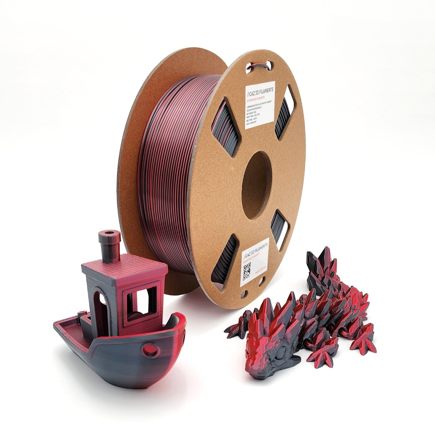 CAZ Filament Dual Colour Silk PLA  - 1.75mm (1kg)
